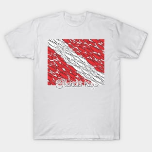 Scuba Diving Flag - Florida Keys T-Shirt